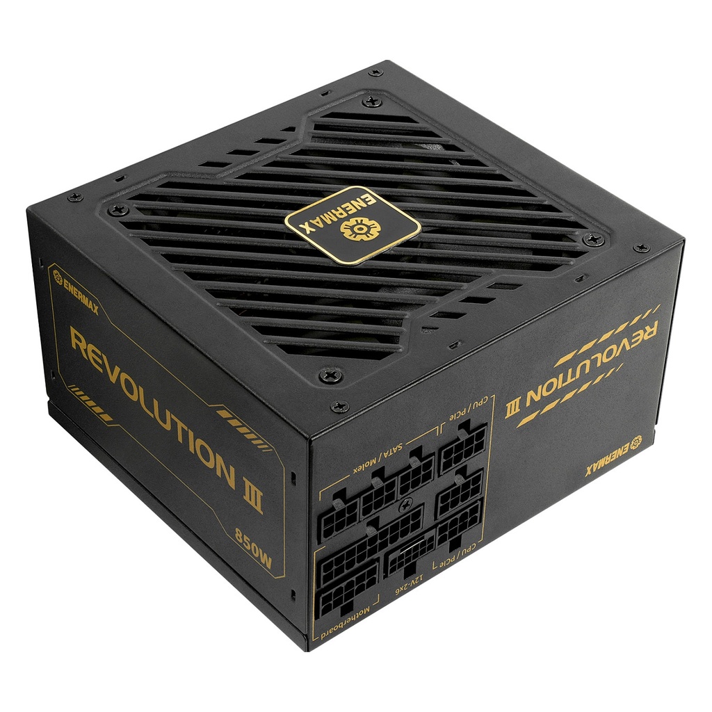 Enermax Power Supply Revolution3 FULLMOD 850W 80+ Gold - ERV850G-AHG-MAC