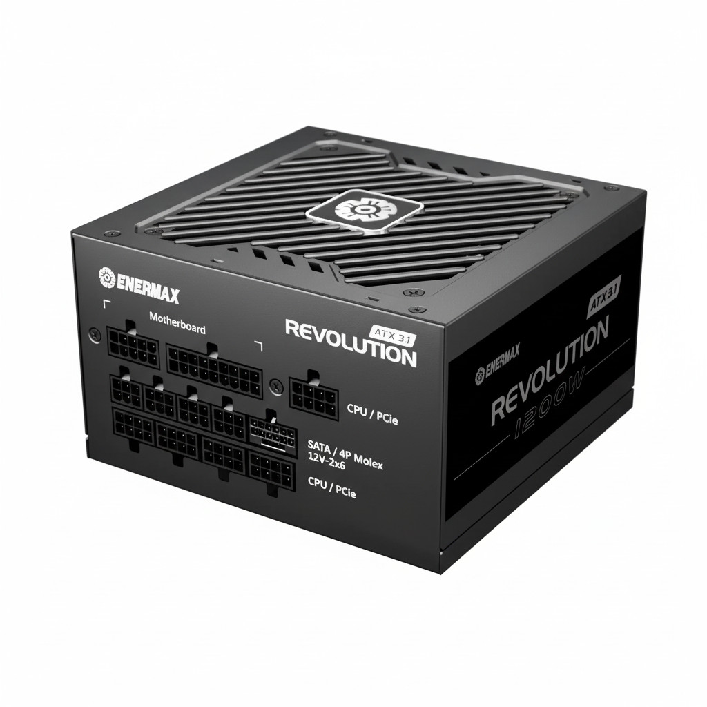 Enermax Power Supply Revolution3 Black 1200W 80+ Gold