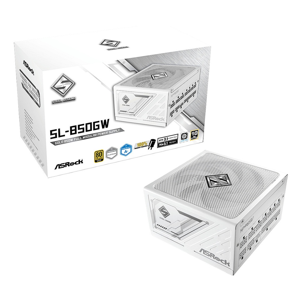 ASRock Steel Legend SL-850GW + white retail 850W 80+ Gold