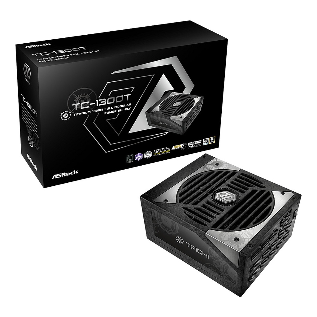 ASRock Taichi Series TC-1300T + Titanium 1300W 80+ Titanium - 90-UXT130-TFEAAB