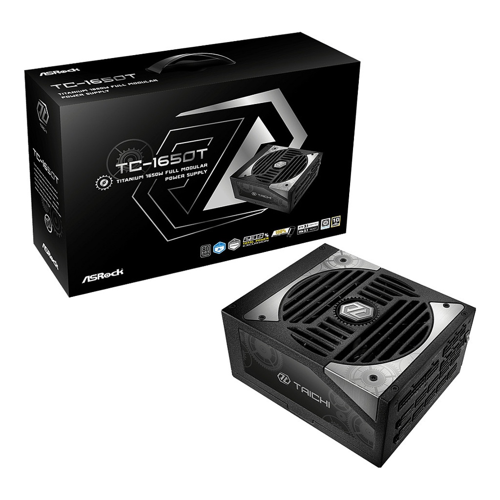 ASRock Taichi Series TC-1650T + Titanium black 1650W 80+ Titanium