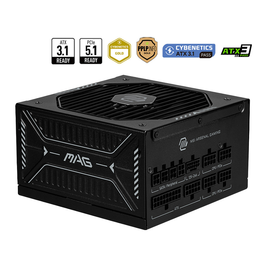 MSI MAG A850GLS 850W - 306-7ZPIY11-CE0