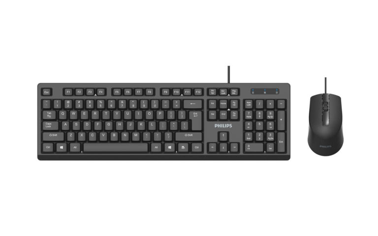 Philips C234 Wired Keyboard and Mouse Combo - SPT6234/15 - Black