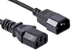 HPE Power Cord - IEC C13 Female to C14 Male - 2m - 10A / 250V - 142263-001