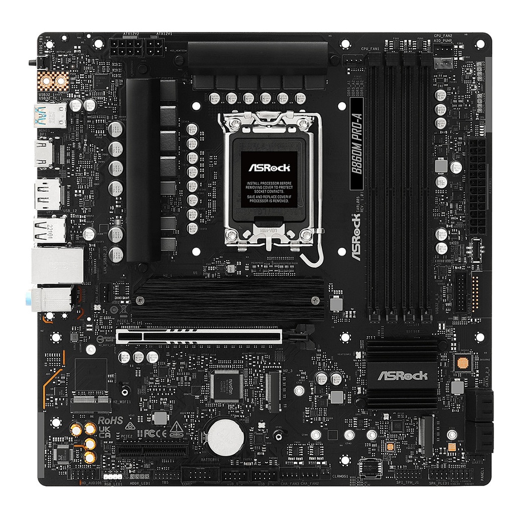 ASRock B860M Pro-A B860 LGA1851 - 90-MXBRR0-A0UAYZ