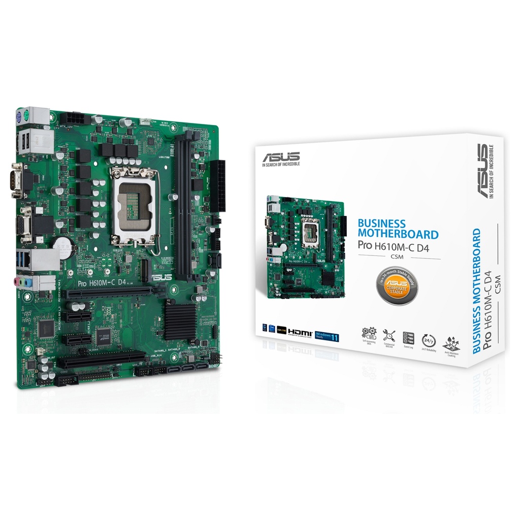 ASUS PRO H610M-C-CSM H610 LGA1700 - 90MB1A30-M0EAYC