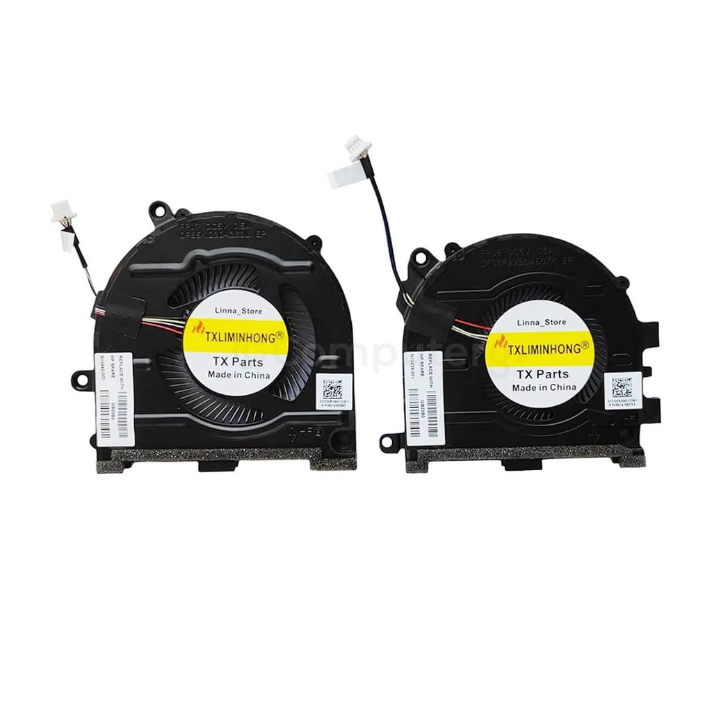 HP Pavilion Plus 14-eh (TPN-W154) - CPU & GPU Cooling Fan Set (N10440-001 + N10439-001)