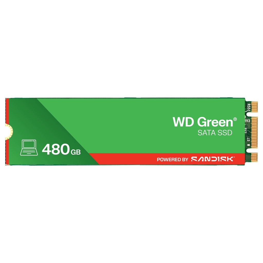 WD Western Digital Internal Solid State Drive - WDS200T5B0E-00CPE0 480GB M.2 NVMe - WDS480G3G0B-00BJF0