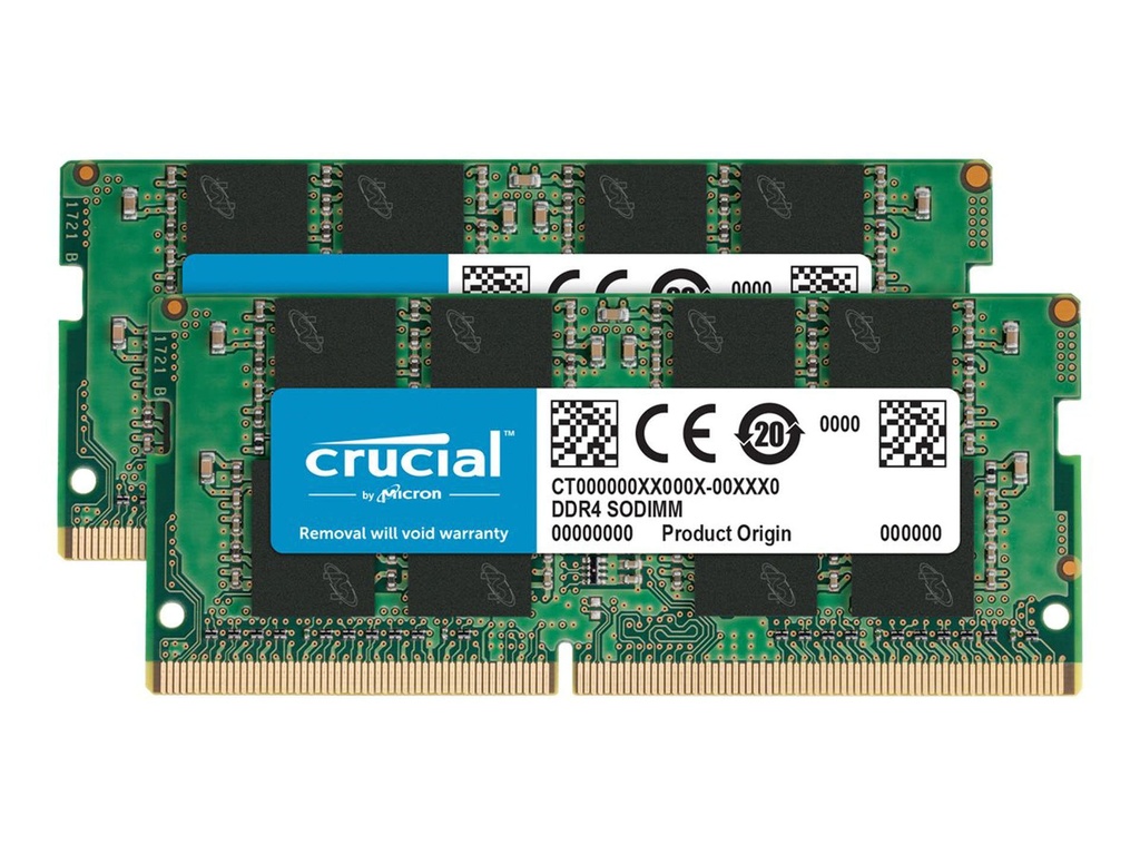 Crucial 64GB (2x32GB) DDR4-3200 DIMM - CT2K32G4SFD832A