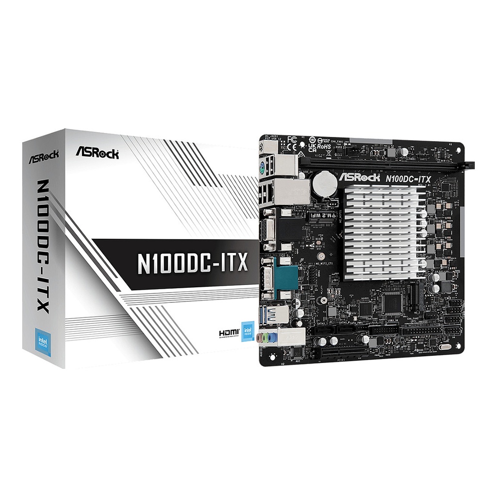 ASRock N100 DC Q-Core D3 - 90-MXBLM0-A0UAYZ