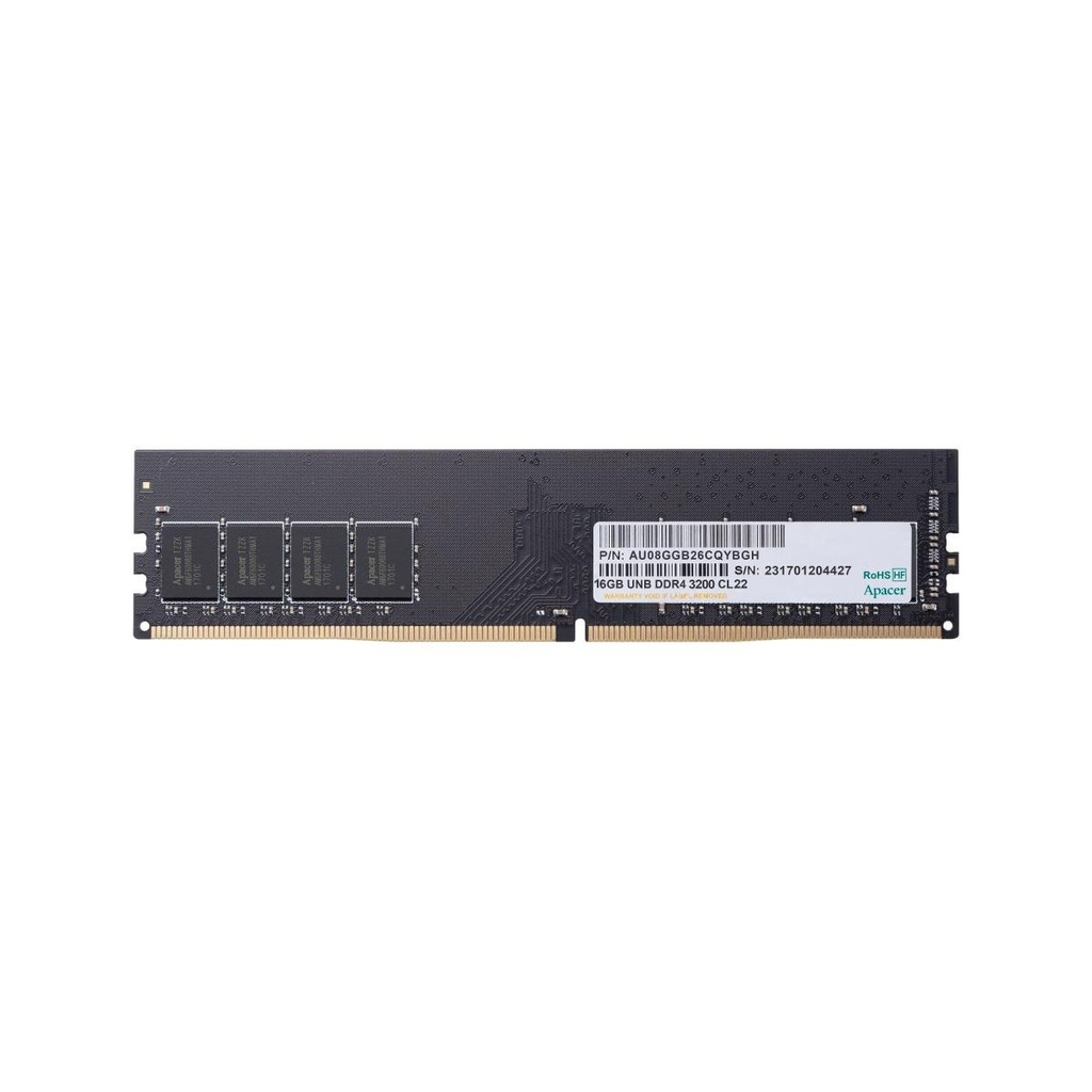 Apacer 32GB (1x32GB) DDR4-3200 DIMM - AU32GGB32CSBBGH