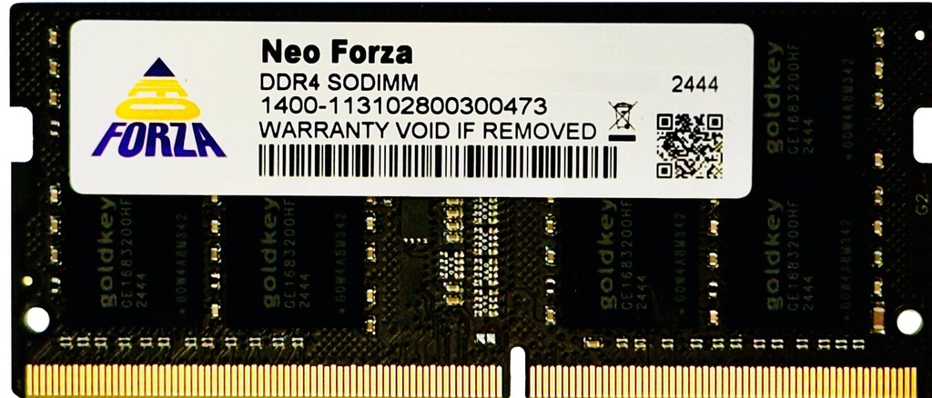 Neo Forza 16GB (1x16GB) DDR4-3200 SO-DIMM - NMSO416E82-3200EA00