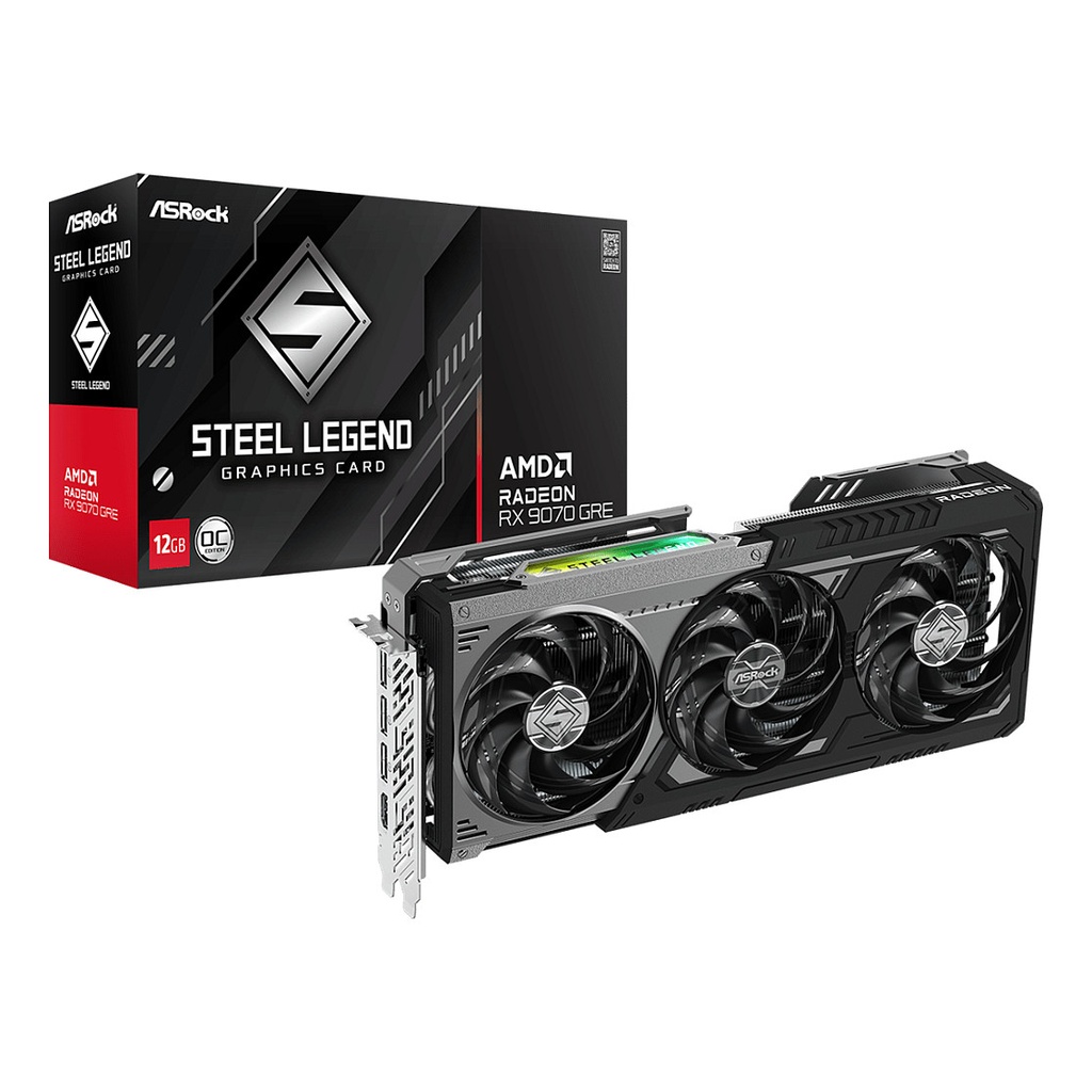 ASRock RX 9070 GRE SLD 12GO 12GB GDDR6 - 90-GA5WZZ-00CANF