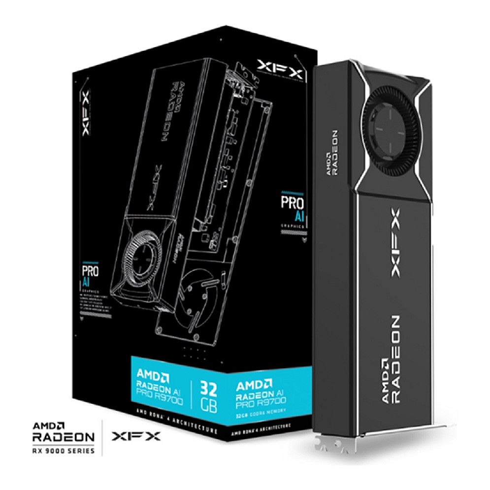 XFX AI PRO 9700 Radeon 32GB GDDR6 - RX-97XPROAIY