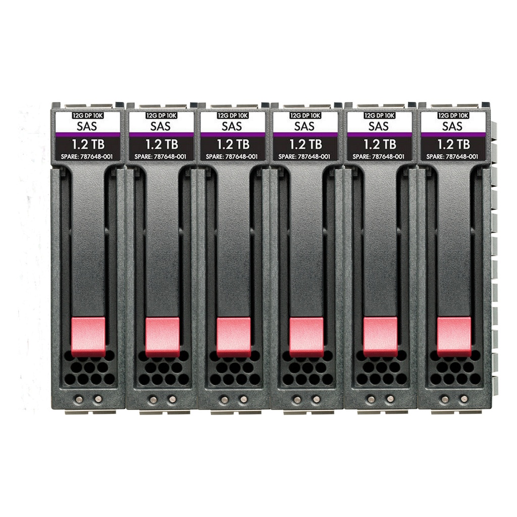 2,5" 14.4TB HPE MSA 12G 10K SFF 6-Packung HDD
