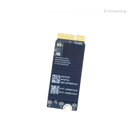 Original AirPort Wireless Card for MacBook Pro A1502 Early 2015 and A1398 Mid 2015 - Pre-Owned Grade A+ - 1-Year Warranty