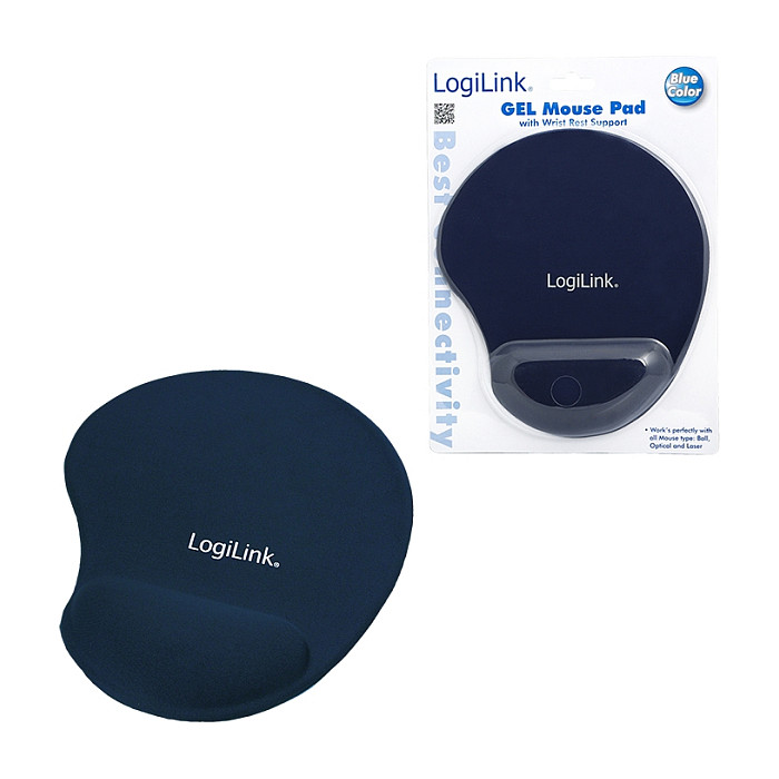 LogiLink ID0027B Mouse Pad with Wrist Rest
