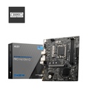 MSI Motherboard PRO H610M-G DDR5 - Micro ATX - LGA 1700 - Intel H610 · 7D46-075R