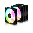 Armaggeddon Gaming Cooling Fan for ARGB KIT 5000 1pc Slave Fan Black