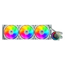 K COUGAR CPU Water Cooling Poseidon Elite 360, ARGB, White