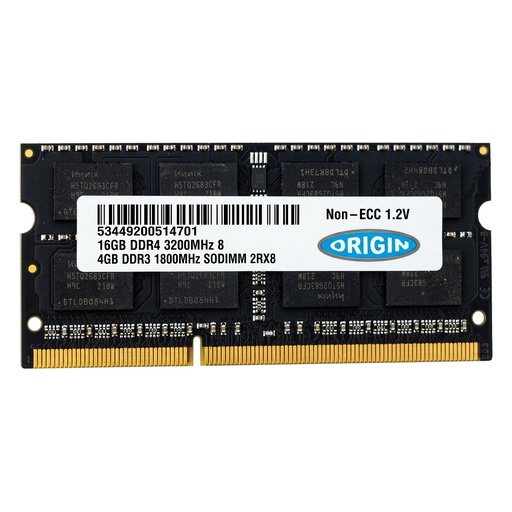 Origin Storage 16GB (8x2GB) DDR4-3200 SO-DIMM - OM16G43200SO2RX8NE12