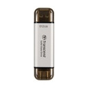 Transcend ESD310S External USB 10Gbps Type C A Silver 512GB - TS512GESD310S