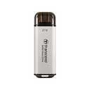 Transcend ESD300S External USB 10Gbps Type C Silver 2TB - TS2TESD300S
