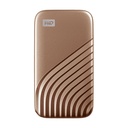 WD Western Digital MyPassport USB 3.2 Gen2 Gold 1TB - WDBAGF0010BGD-WESN